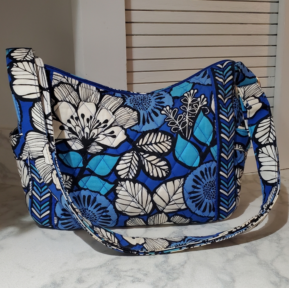 Vera Bradley Blue Bayou Floral Shoulder Bag